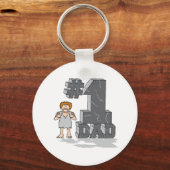 #1ストーンエイジパパ キーホルダー (正面)