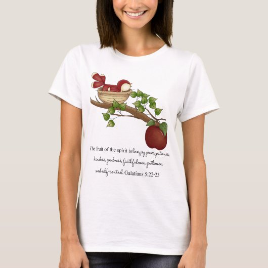 #1スピリットシャツの果実 Tシャツ (正面)