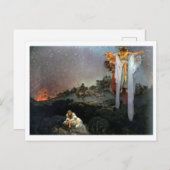 #1スラブスのオリジナルミュシャ ポストカード (正面/裏面)