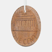 1セントのクリスマス ガラスオーナメント (正面左)