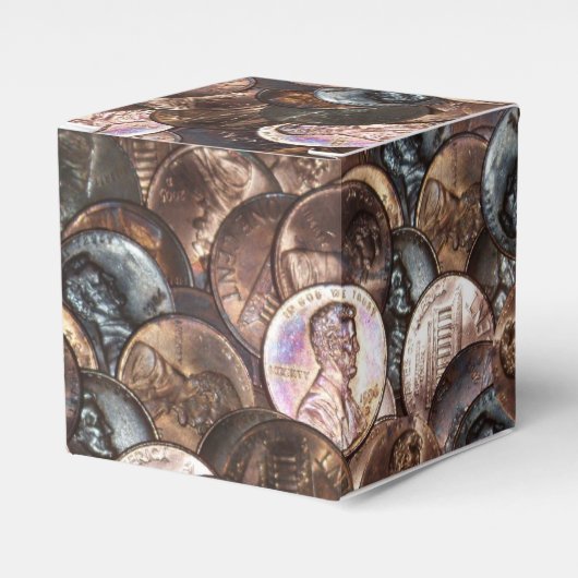 1セントのペニーのスプレッド背景 フェイバーボックス (正面サイド)