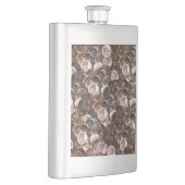 1セントのペニーのスプレッド背景 フラスク (右)