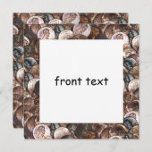 1セントのペニーのスプレッド背景 招待状 (正面/裏面)