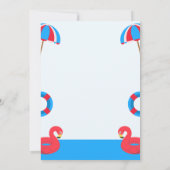 1ダデクールトロピカルサマー1st誕生日 招待状 (裏面)