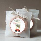 1ダーフルタイムオブイヤー赤い居心地の良いクーペ車 ラウンドシール