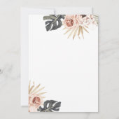 1ダーフル1歳の誕生日招待状 招待状 (裏面)