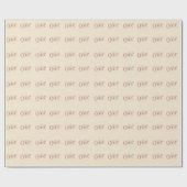 1ダーフル1歳の誕生日、ボホ虹の誕生日 ラッピングペーパー (フラット)