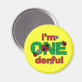 1ダーフルLadybug 1st誕生日 マグネット (正面/裏面)