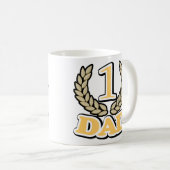 #1チャンピオンのパパのコーヒー・マグのコップ コーヒーマグカップ (正面右)