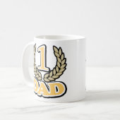 #1チャンピオンのパパのコーヒー・マグのコップ コーヒーマグカップ (正面左)