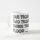 1テキーラ2のテキーラ コーヒーマグカップ (正面左)