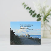 1テサロニケ1:2 ポストカード (スタンド正面)