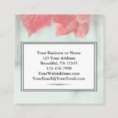 1テサロニケ1:4神はあなたを愛し…彼はあなたを選んだ スクエア名刺 (裏面)