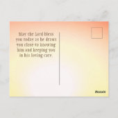 1テサロニケ5:11互いに励まし合う聖書 ポストカード (裏面)