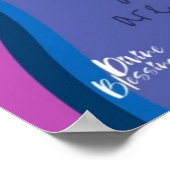 1テサロニケ5:11互いを励まし合う ポスター (角)