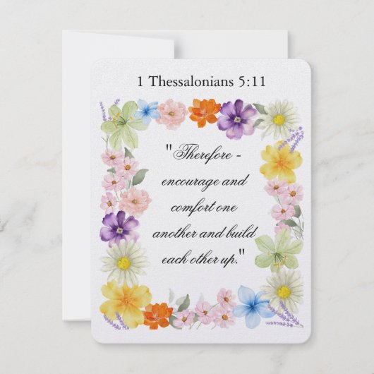 1テサロニケ5:11 シーズンカード (正面)