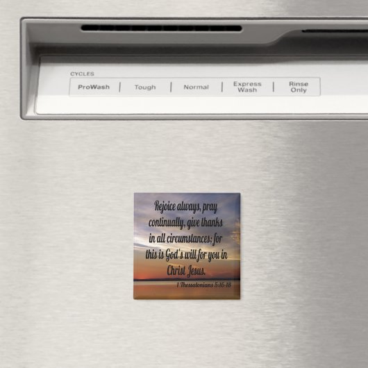 1テサロニケ5:16-18 マグネット (インサイチュ (食洗機))