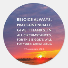 1テサロニケ5:16-18