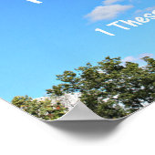 1テサロニケ5:17祈絶絶せずに。 ポスター (角)