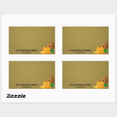 1テサロニケ5:18すべて与えで感謝してい。 長方形シール (シート)