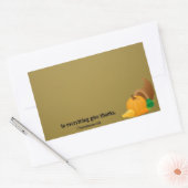 1テサロニケ5:18すべて与えで感謝してい。 長方形シール (封筒)