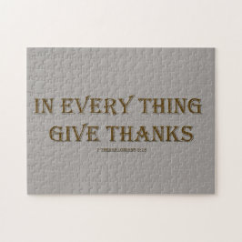 1テサロニケ5:18 ジグソーパズル