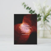 1テサロニケ5:18 ポストカード (スタンド正面)