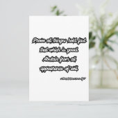 1テサロニケ5:21-22 KJV聖書の挨拶 カード (スタンド正面)