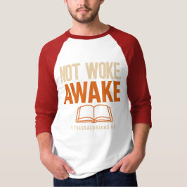 1テサロニケ5:6 眠らずに目を覚ませ Tシャツ