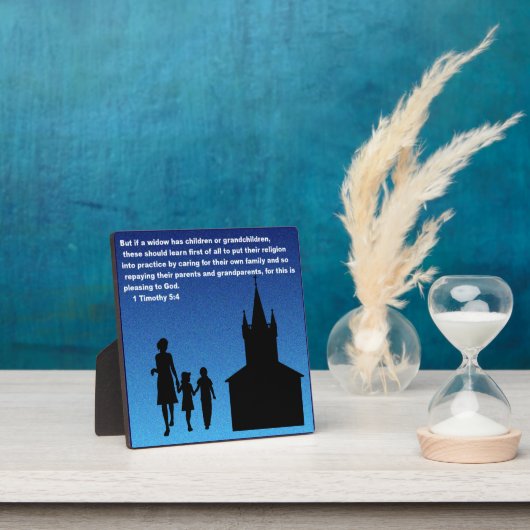 1テモテ5:4 フォトプラーク (インサイチュ)