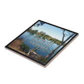 1テモテ6v6 -満足の敬神 タイル (側面)