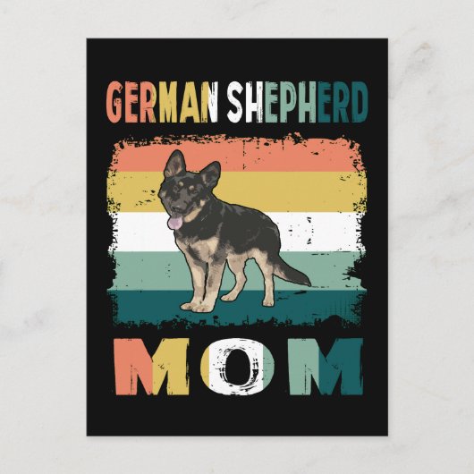 1ドイツの羊飼いママ ポストカード (正面)