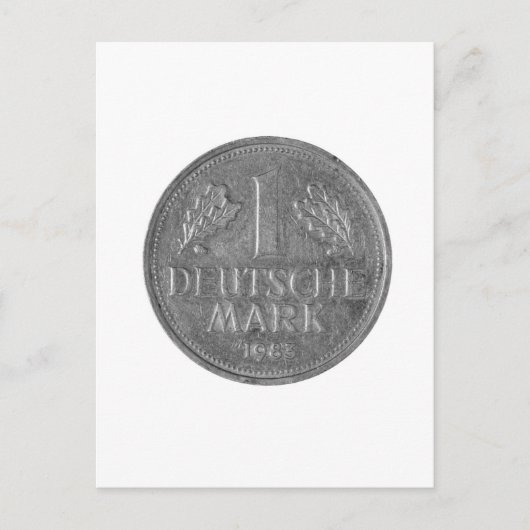 1ドイツマルク、ドイツ ポストカード (正面)