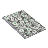 1ドル札の模様 ノートブック (右側)