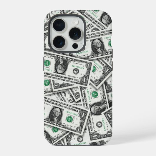 1ドル紙幣パターン iPhoneケース (裏面)