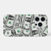 1ドル紙幣パターン iPhoneケース (裏面横)