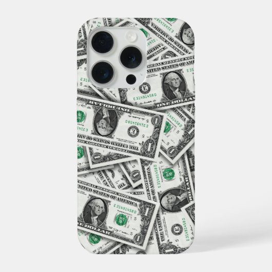 1ドル紙幣パターン iPhoneケース (裏面)