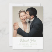 1ドル銀貨のユーカリ及び枝は|感謝していしています サンキューカード (正面)