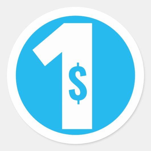 1ドル ラウンドシール (正面)