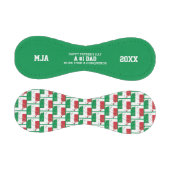 #1ナンバー1パパ父の日イタリア国旗 野球ボール (パネル)