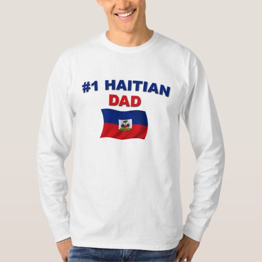 #1ハイチ人のパパ Tシャツ (正面)