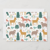 1ハッピーキャンパーの誕生日招待状 招待状 (裏面)