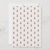 1ハッピーキャンパーミニマリストキャンプ1st誕生日 招待状 (裏面)