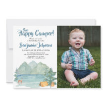 1ハッピーキャンパー写真山ボーイズ1歳の誕生日