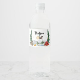 1ハッピーキャンパー水筒ラベル ペットボトルラベル