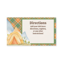 1ハッピーキャンパー誕生日エンクロージャカード