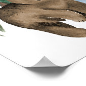 1ハッピーキャンパー1st誕生日マイルストーンチャート ポスター (角)