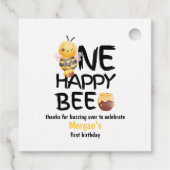 1ハッピービーハニーイエロービーガールズ1st誕生日 フェイバータグ (裏面)