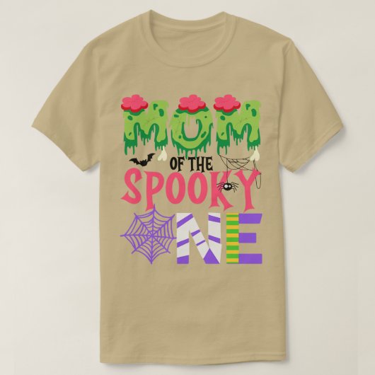 1ハロウィン不気味の母1歳の誕生日 Tシャツ (デザイン正面)