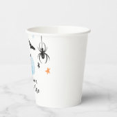 1ハロウィン不気味ブルーパンプキンス1st誕生日 紙コップ (左)